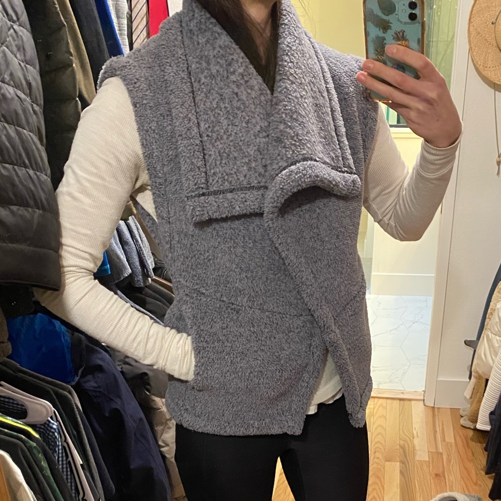 Lucy activewear Sherpa fleece vest